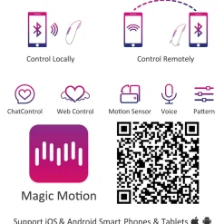 Magic Motion - Candy Met App Bedienbare Panty Vibrator - Roze
