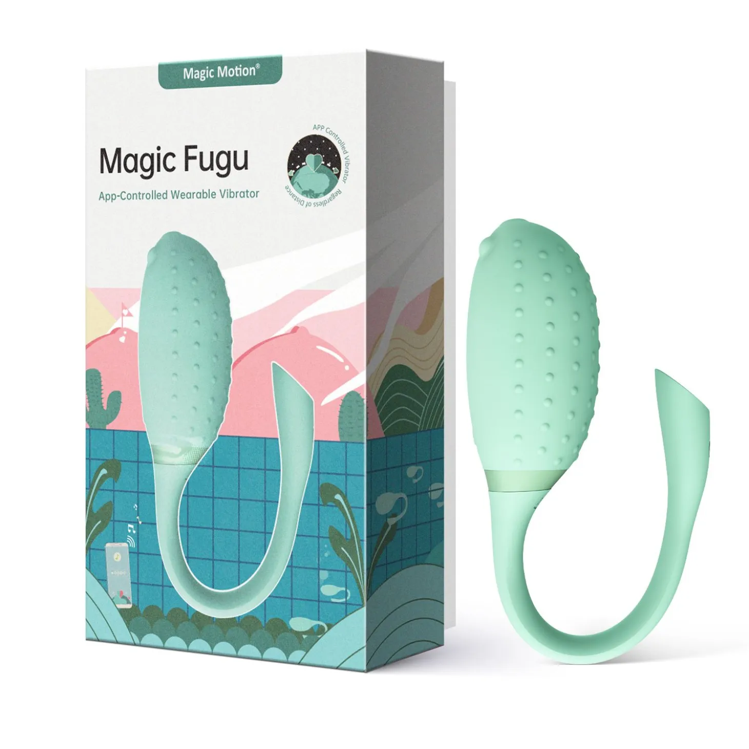 Magic Motion - Fugu Smart Wearable Vibrator - Groen