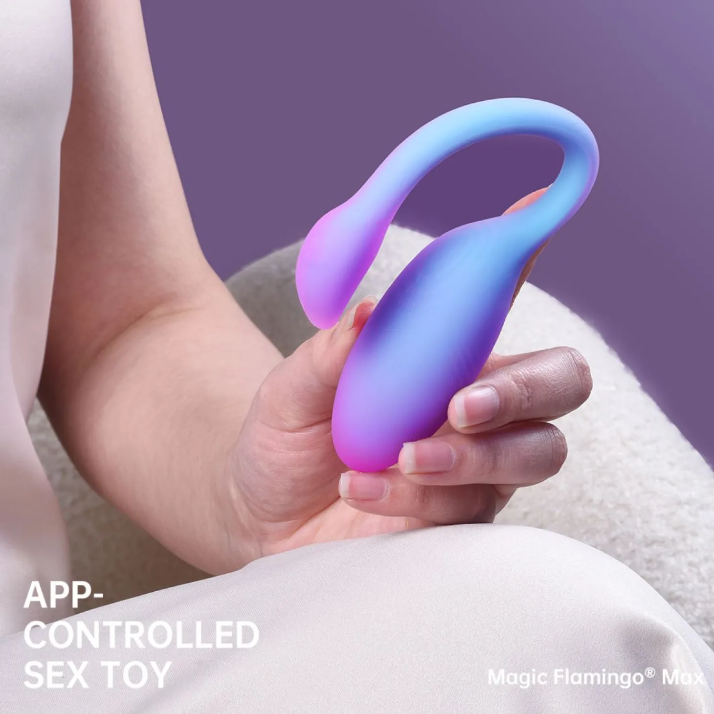 Magic Motion - Magic Flamingo Max Vibratie Ei - Blauw