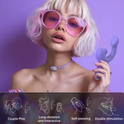 Magic Motion – Magic Ponder Vibrator met Lick & G-Spot Functie – Paars