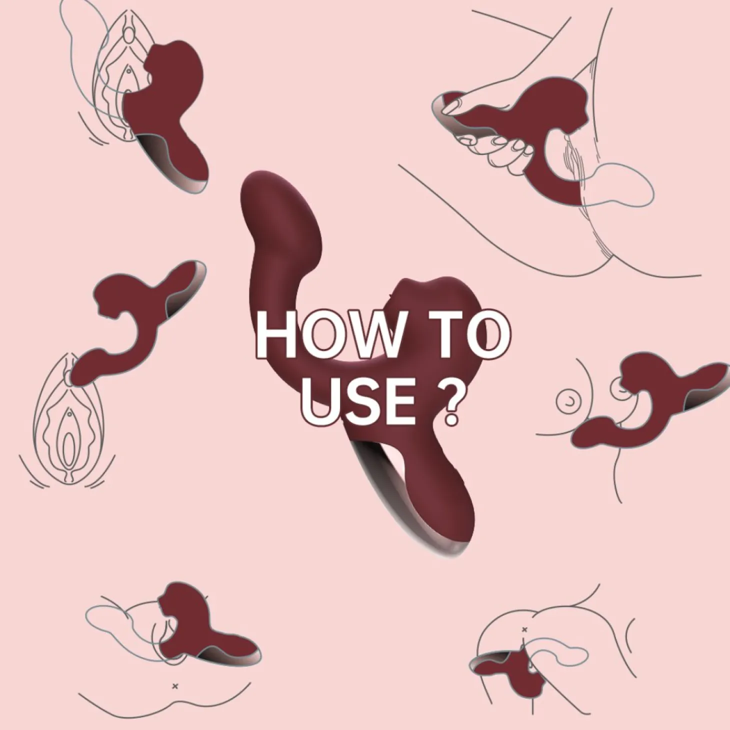 Magic Motion – Magic Ponder Vibrator met Lick & G-Spot Functie – Rood