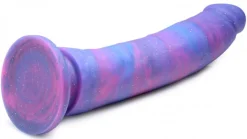 Magic Stick Siliconen Dildo Met Glitters - 24 cm