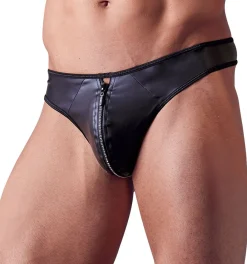 Mannenstring Met Rits Met Strass-Steentjes