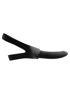 Master Series - Face Strap-On Mondknevel met Dildo - Black