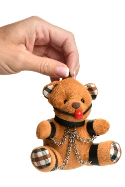 Master Series - Gagged Teddy Bear Sleutelhanger