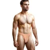 Master Series - Pussy Strap Vagina Jockstrap - Beige