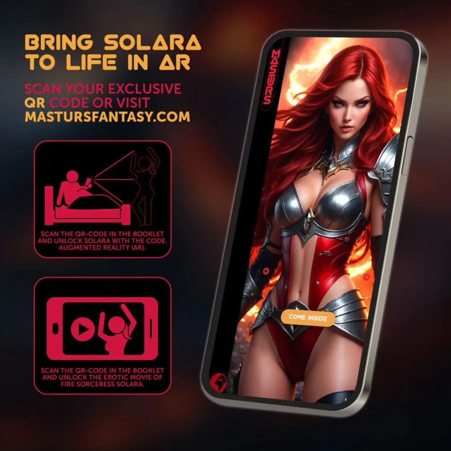 Masturs - Solara Fire Sorceress Masturbator - Interactive