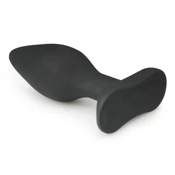 Medium Zwarte Siliconen Buttplug