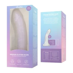 Mermaid Glitter Dildo - 19 cm