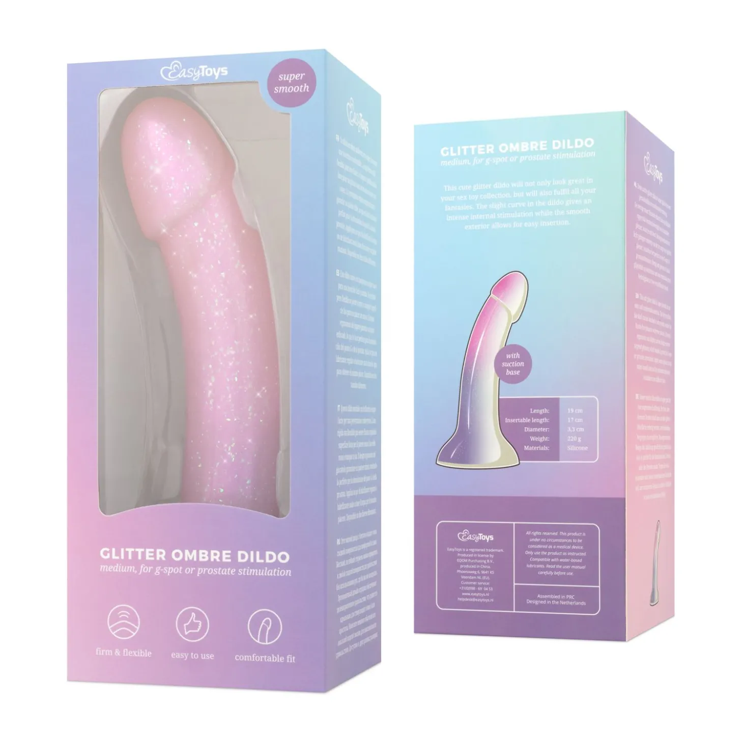 Mermaid Ombre Dildo - 19 cm