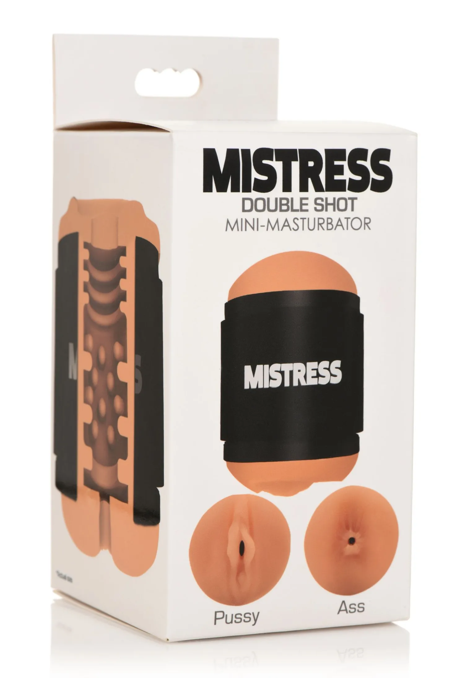 MISTRESS – Double Shot Mini Masturbator – Beige
