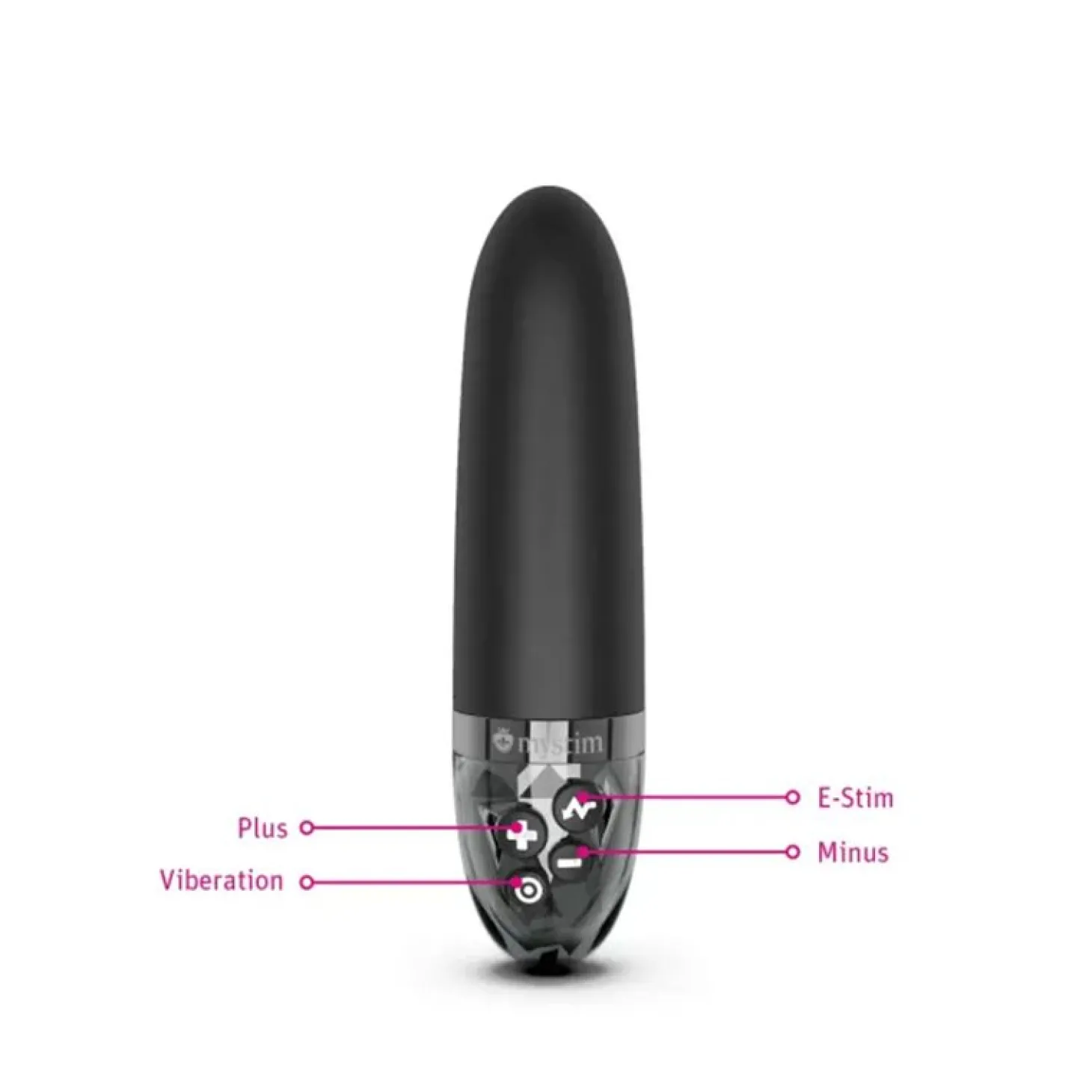 Mystim - Sleak Freak eStim Vibrator Black