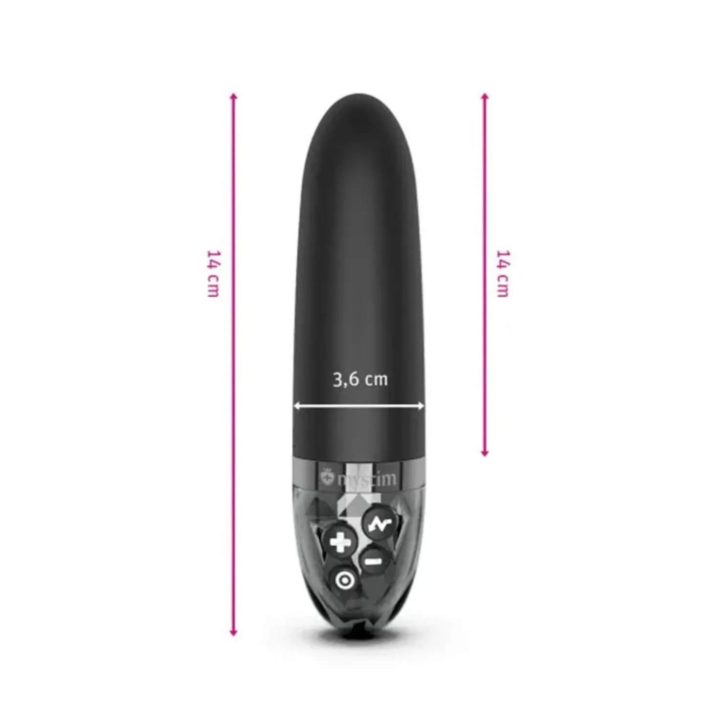 Mystim - Sleak Freak eStim Vibrator Black