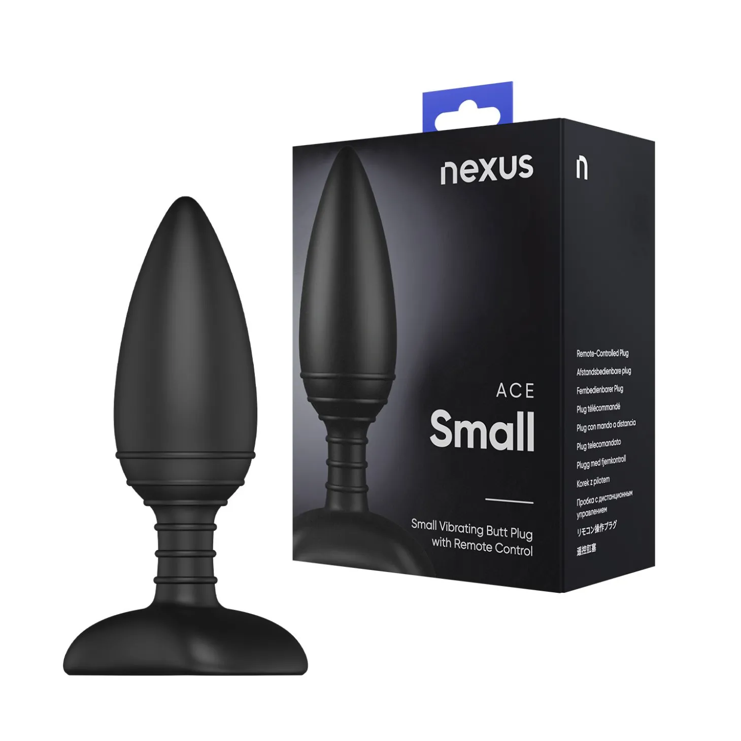 Nexus - Ace Vibrerende Buttplug - Small