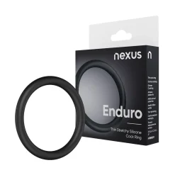 Nexus - Enduro Siliconen Cockring - Zwart