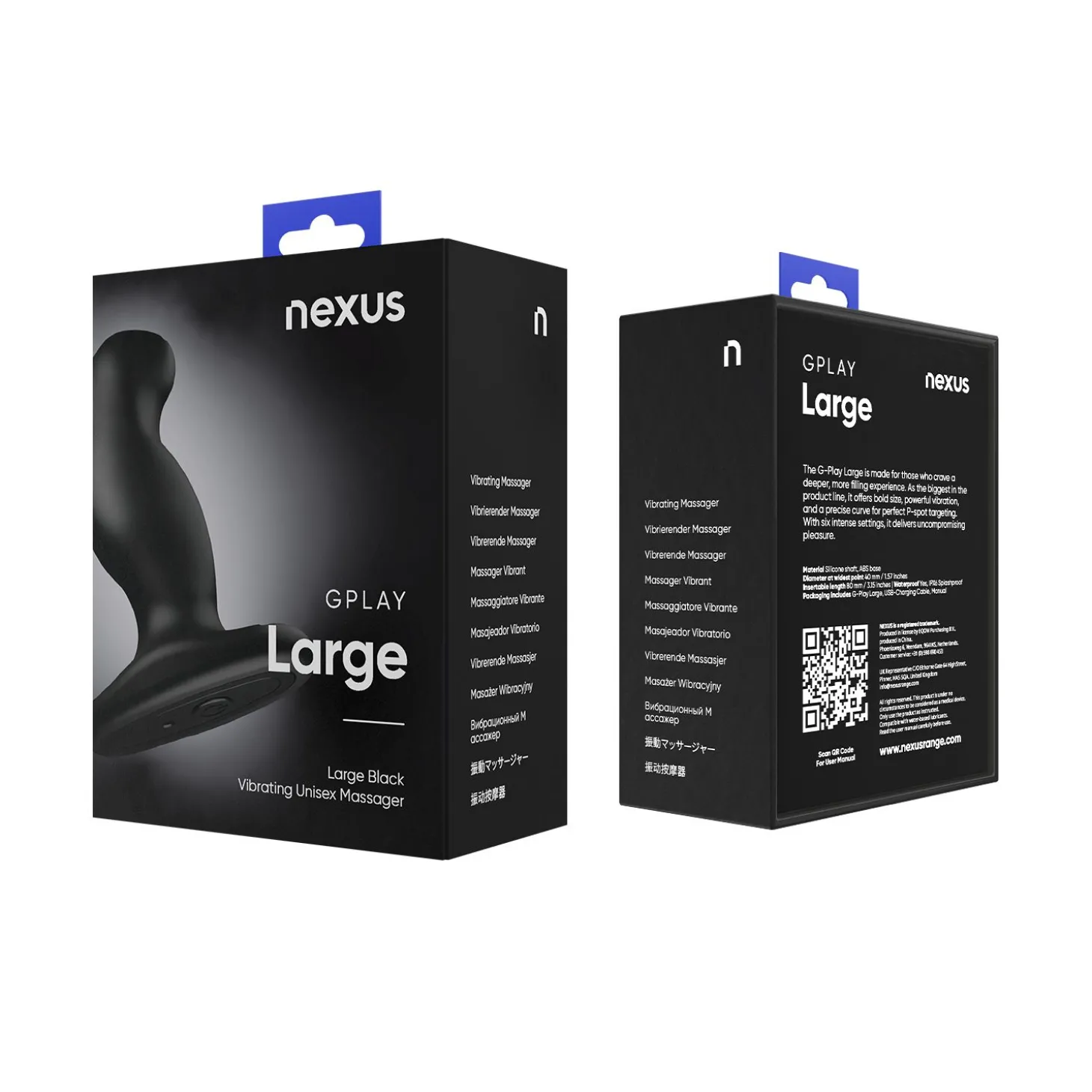 Nexus - G-Play+ Unisex Vibrator - Large