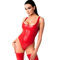 Noir Handmade – Elysium Powerwetlook Body – Rood