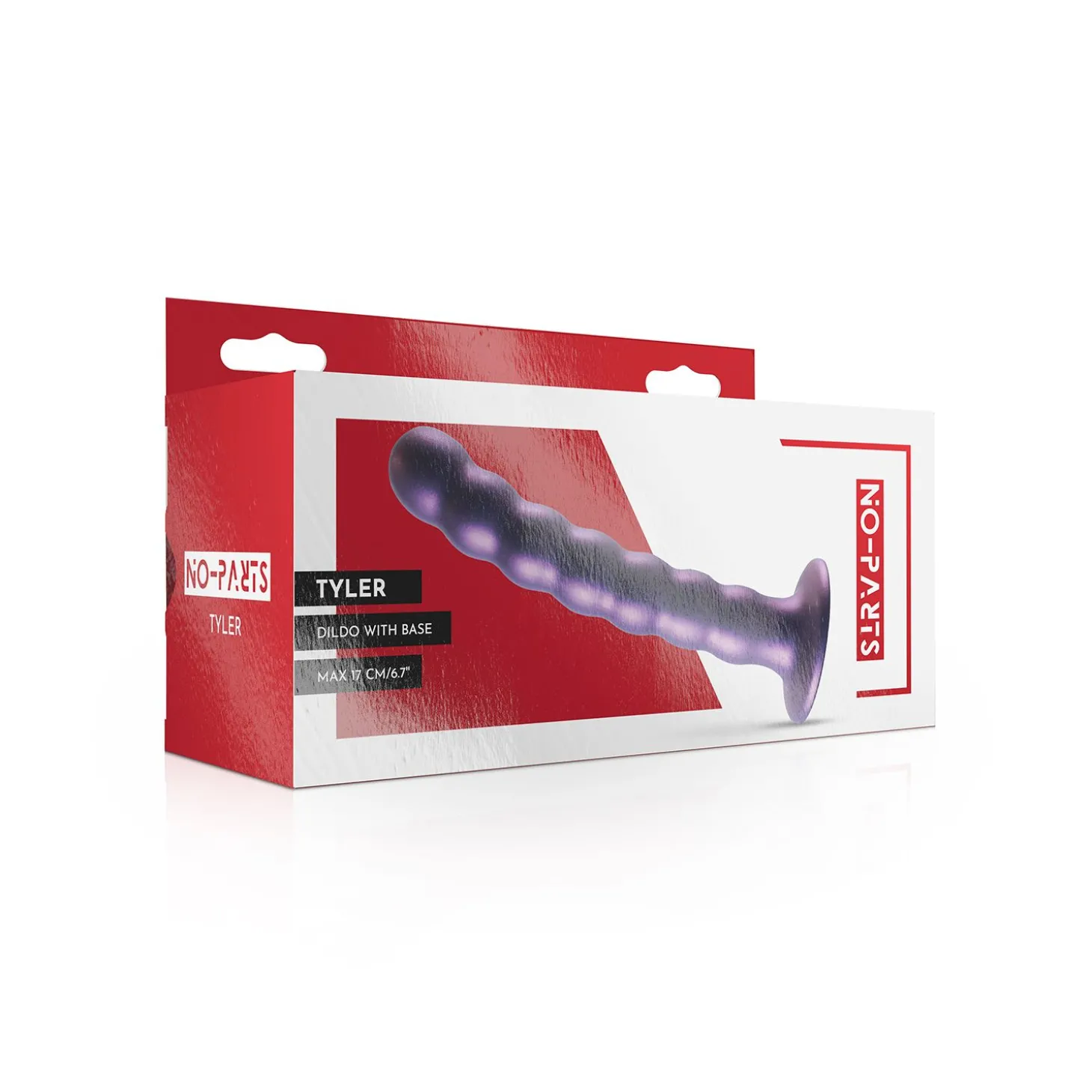 No-Parts - Pegging Dildo - Metallic Purple
