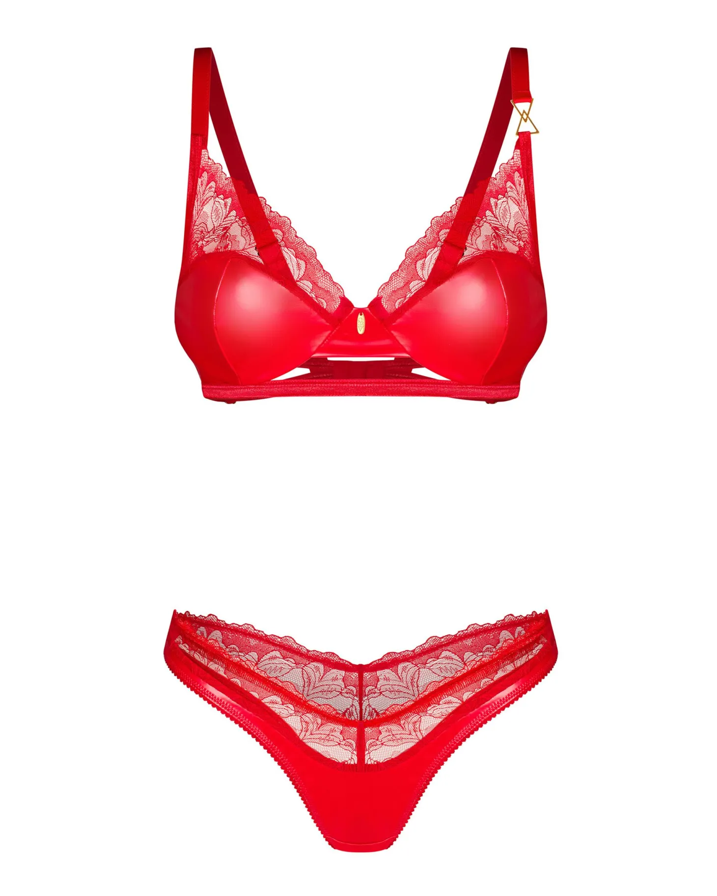 Obsessive - Aliosa Tweedelige Set - Rood