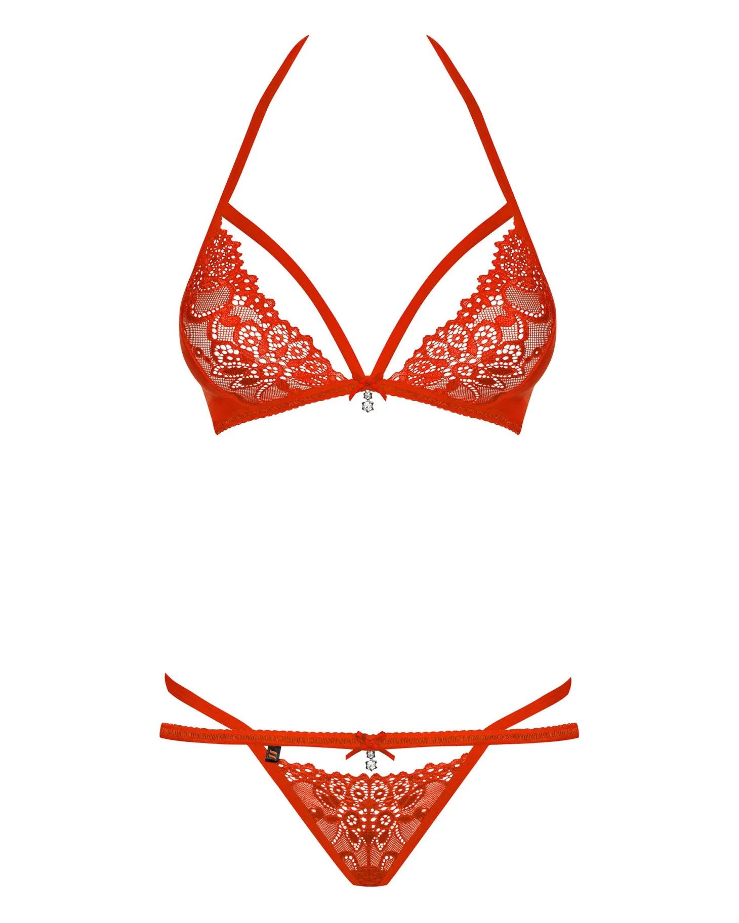 Obsessive - Alluring BH-set - Rood