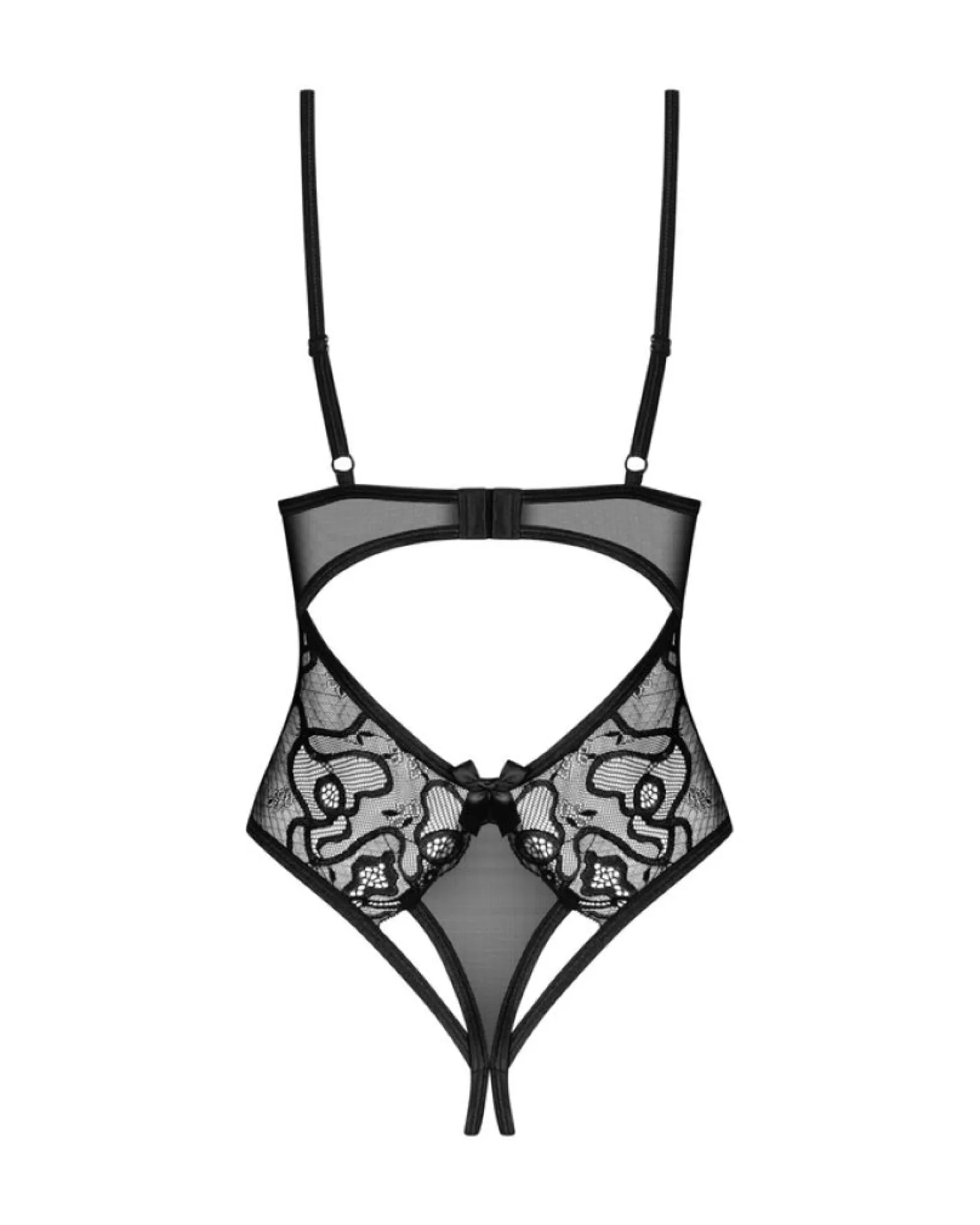 Obsessive - Blomentis Kruisloze Teddy - Zwart