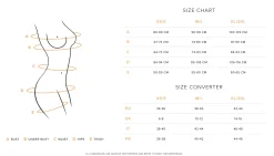 Obsessive - Body met open kruis - Zwart