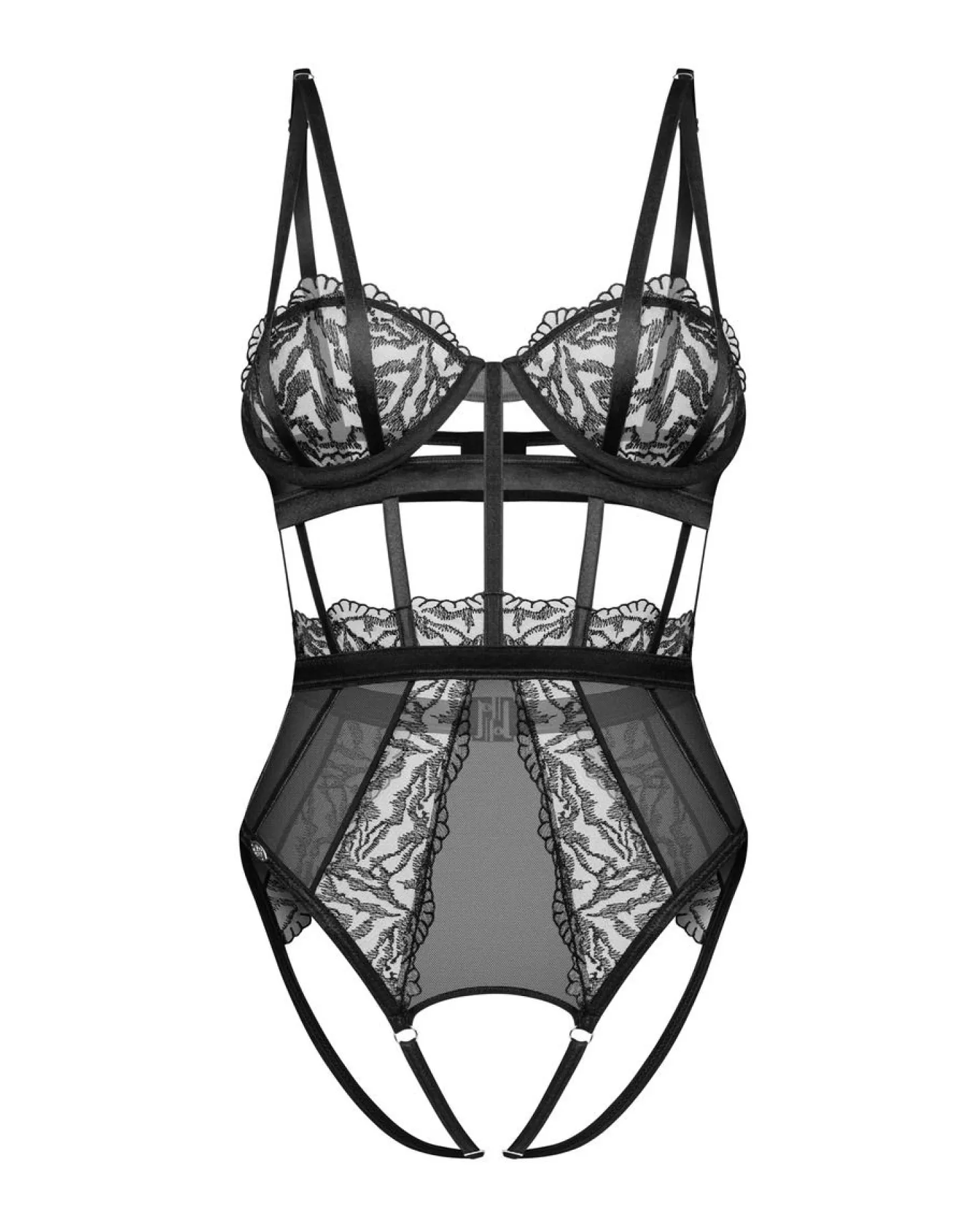 Obsessive – Bodysuit Open Crotch – Zwart