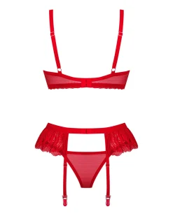 Obsessive - Chilisa Driedelige Set - Rood