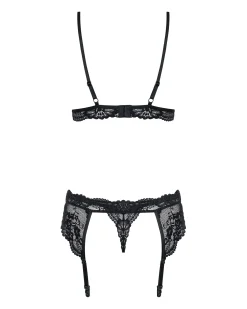 Obsessive - Driedelig Kanten Lingeriesetje