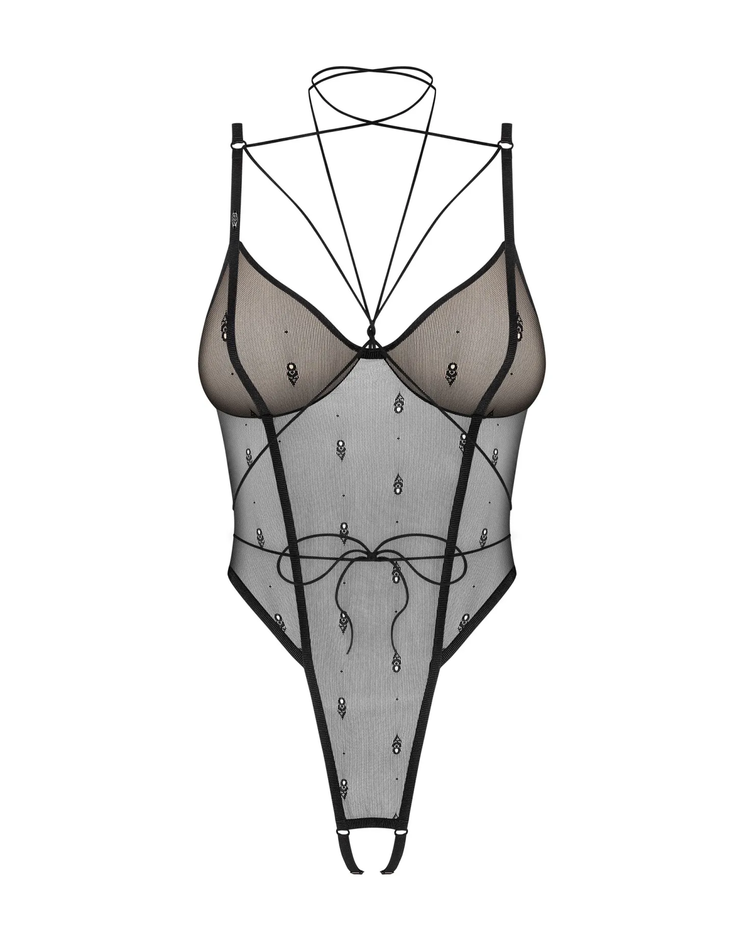 Obsessive - Freedom Anniverse Special Kruisloze Teddy - Zwart