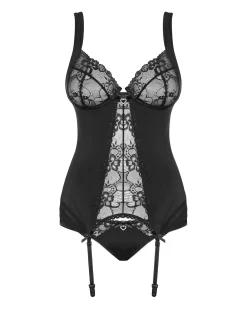 Obsessive - Heartina Jarretel Korset Set