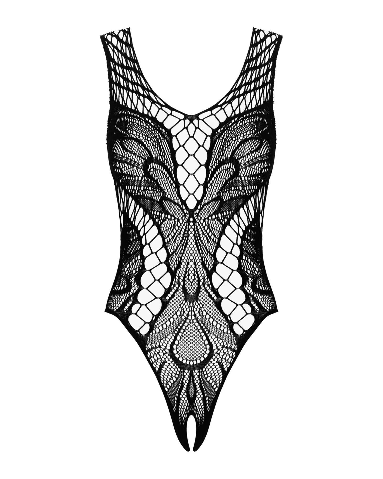 Obsessive - Kanten Net Body - Zwart