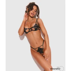 Obsessive - Luise Sublim 2-delige Set - Zwart