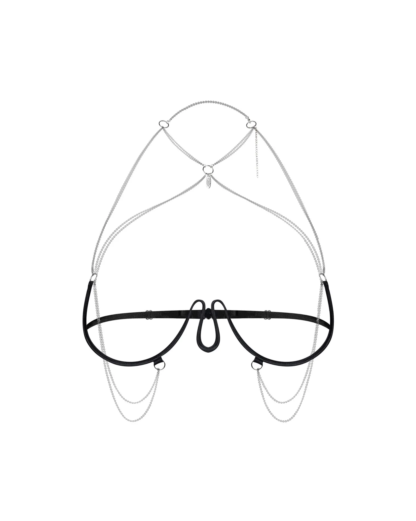 Obsessive - Lustique Harnas BH - Zwart