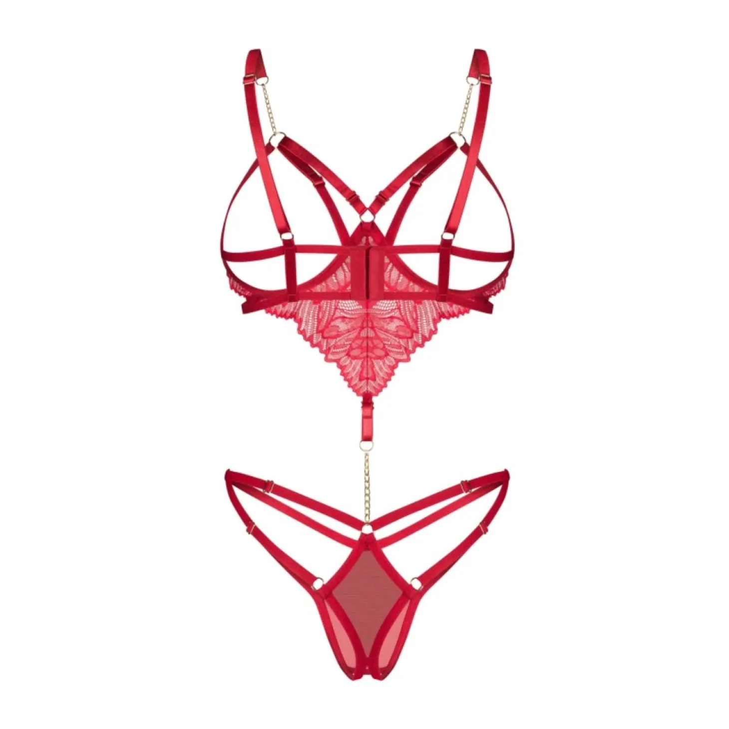 Obsessive – Matildea Open Teddy – Rood