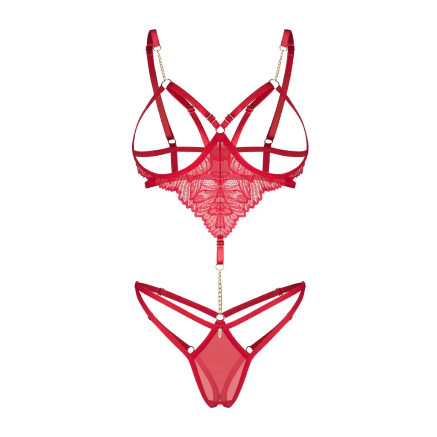 Obsessive – Matildea Open Teddy – Rood