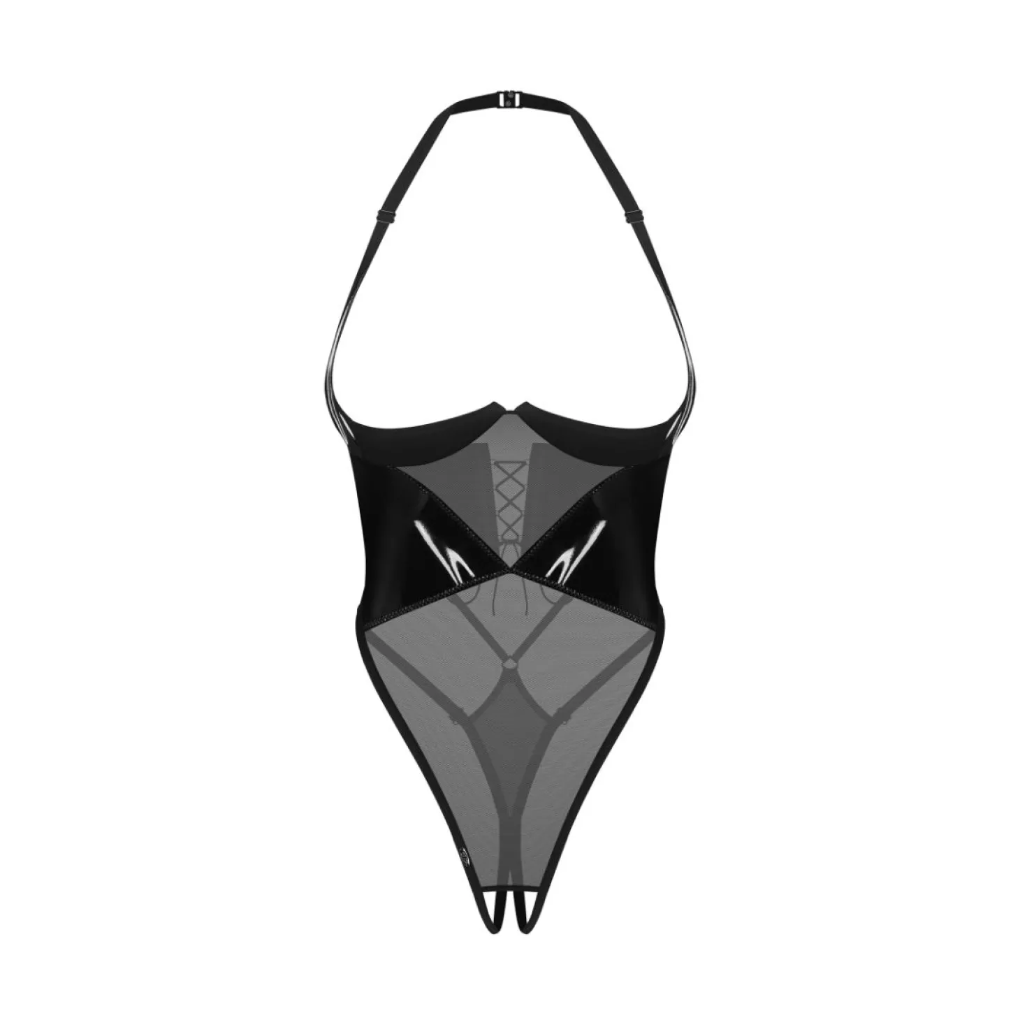 Obsessive - Rolleya Body met open kruis - Zwart