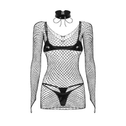 Obsessive - Sashalla 4-delige Set - Zwart
