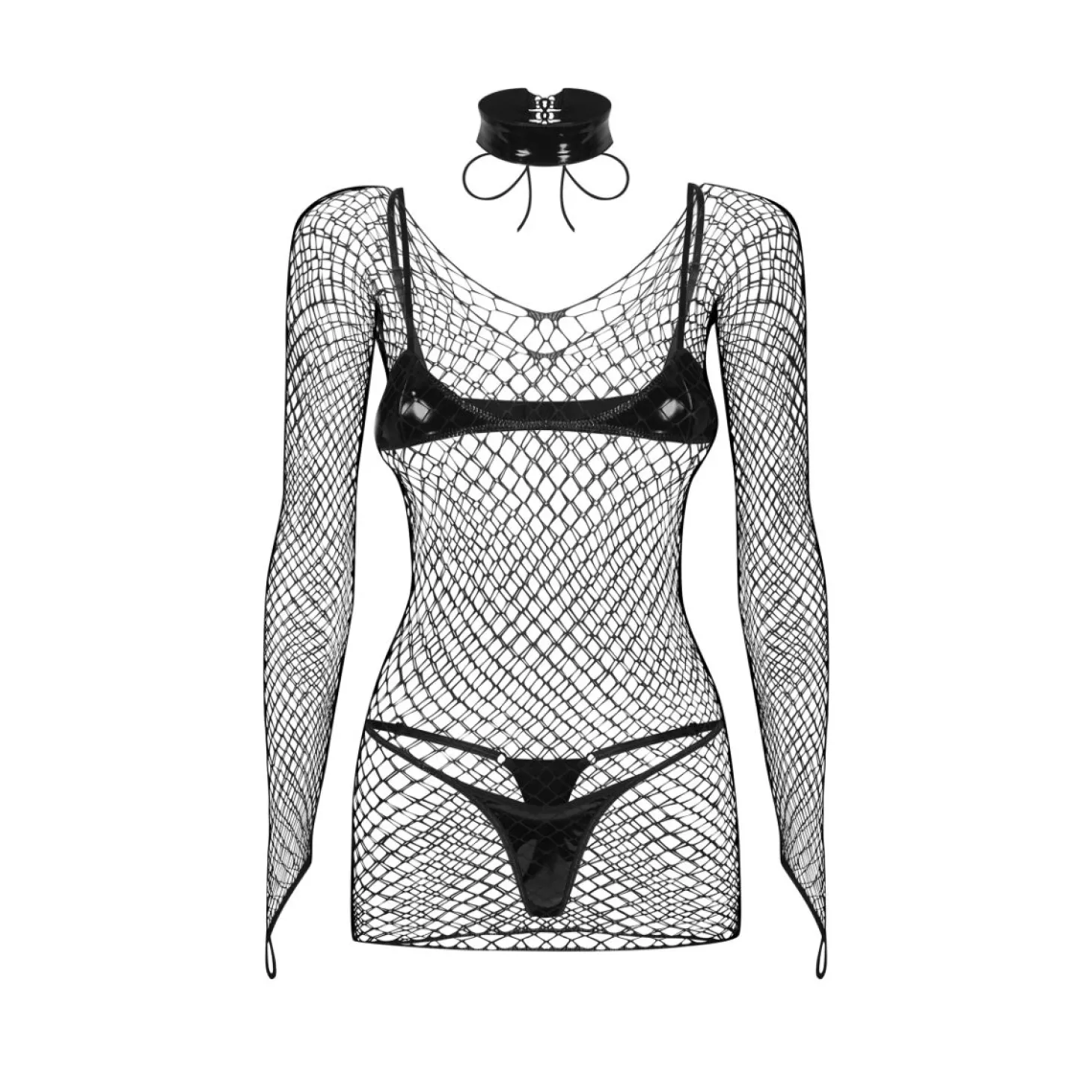 Obsessive - Sashalla 4-delige Set - Zwart