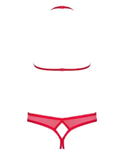 Obsessive - 870-sec-3 Tweedelige Set - Rood