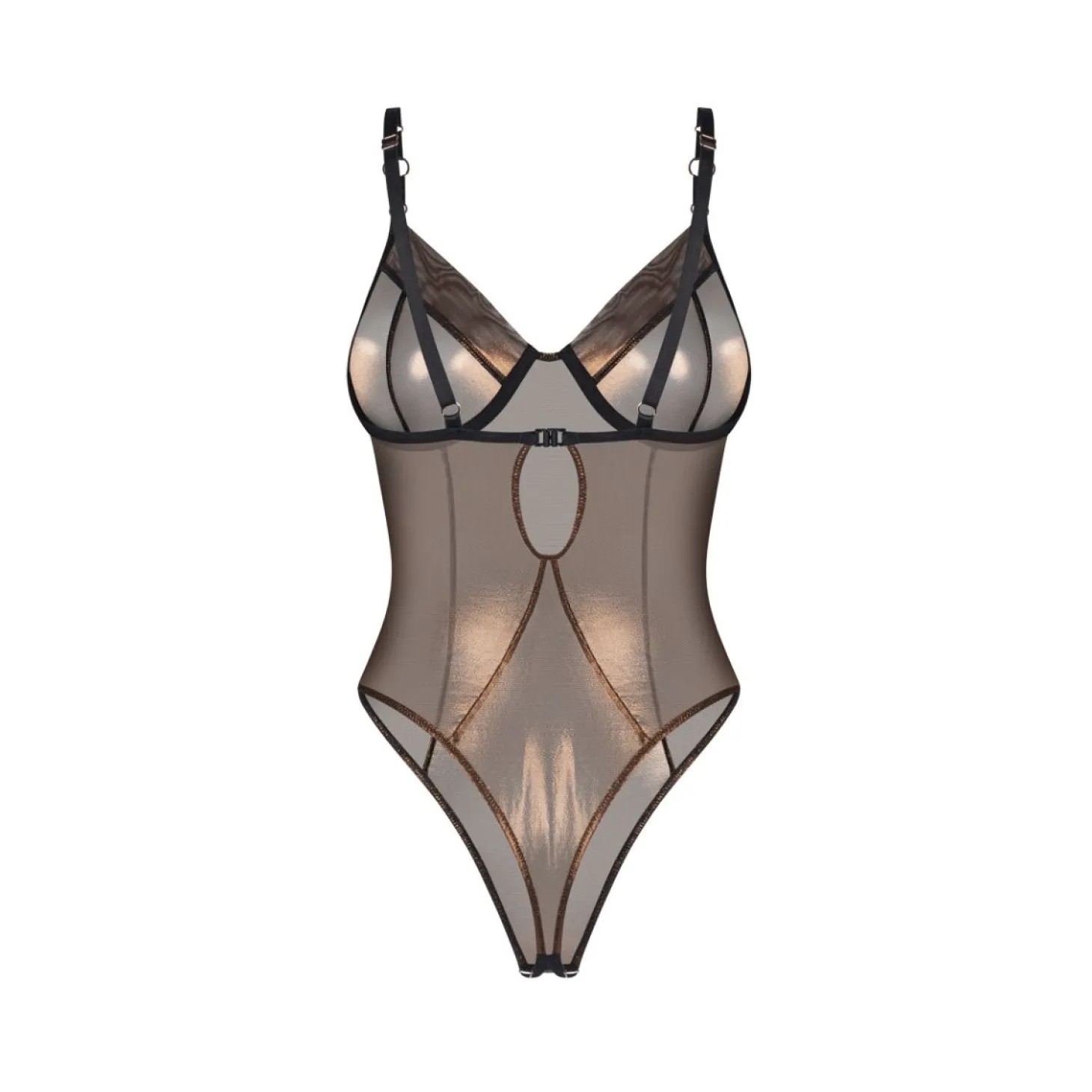 Obsessive – Soranna Crotchless Teddy – Brown