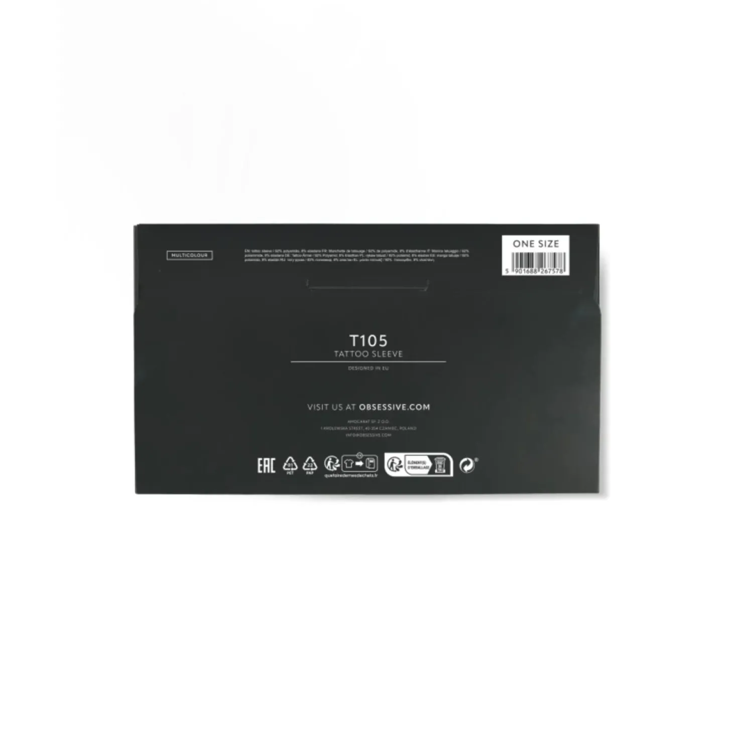 Obsessive – T105 Tattoo Mouw – Multicolor
