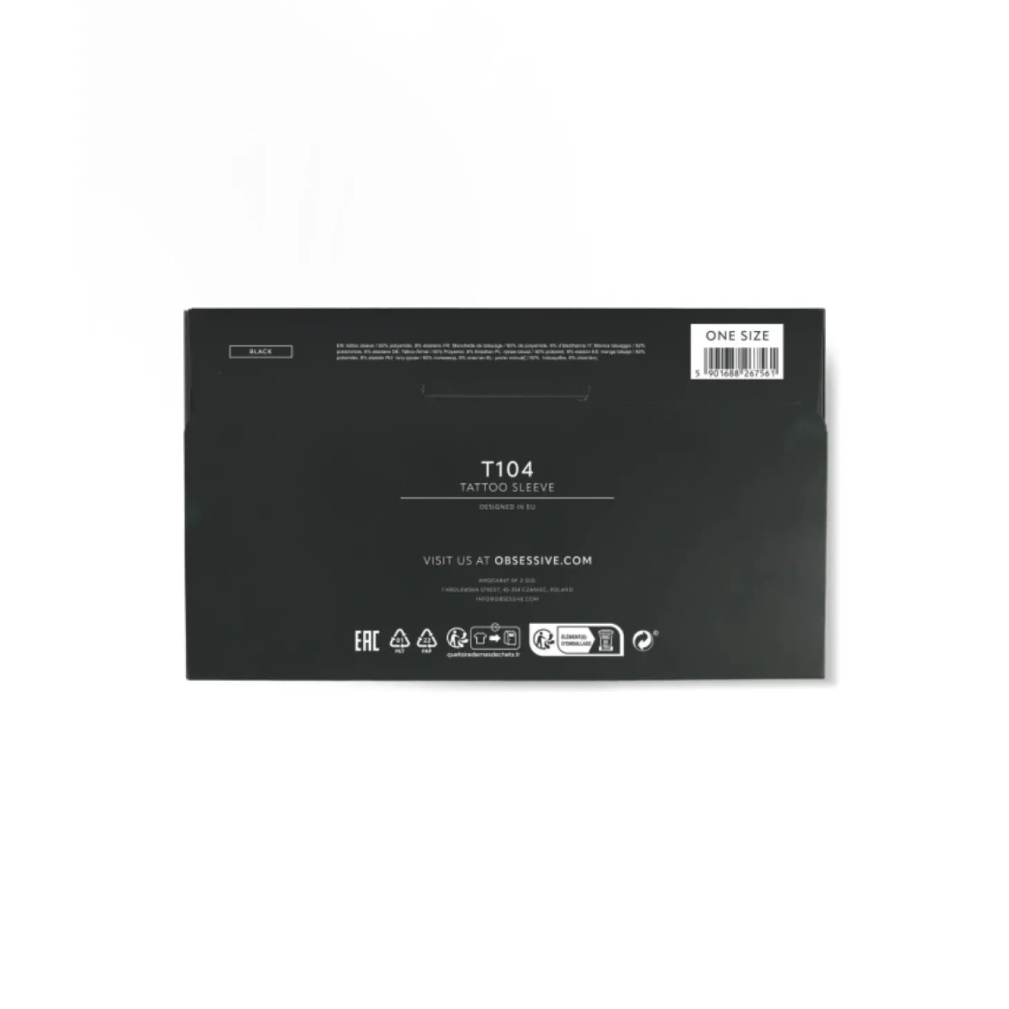 Obsessive – T14 Tattoo Mouw – Zwart