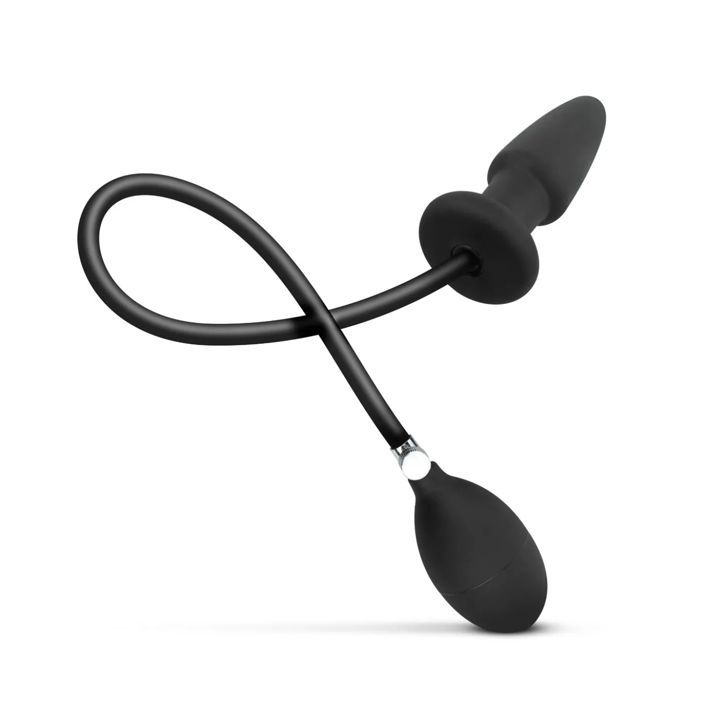 Opblaasbare Anaal Plug - Zwart