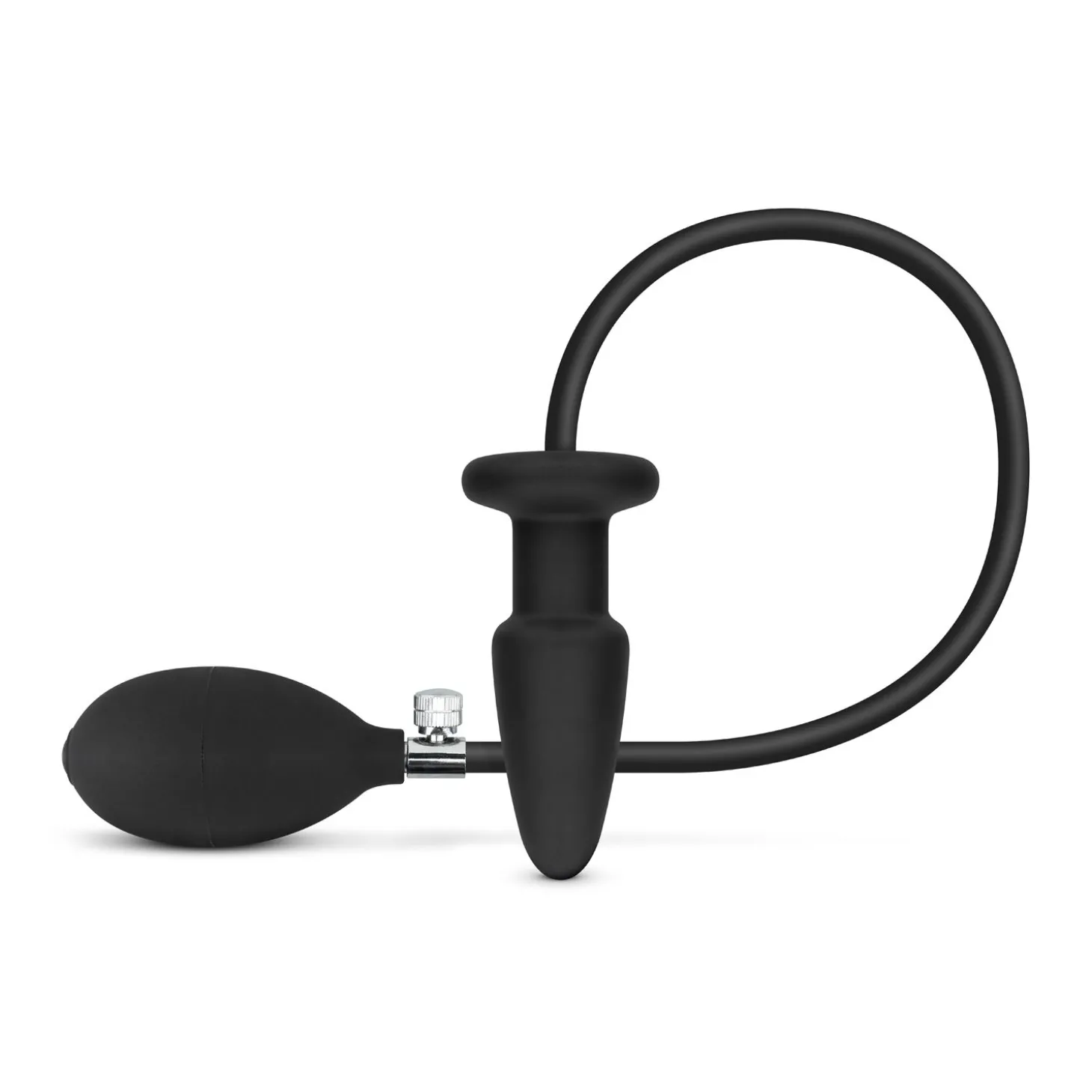 Opblaasbare Anaal Plug - Zwart