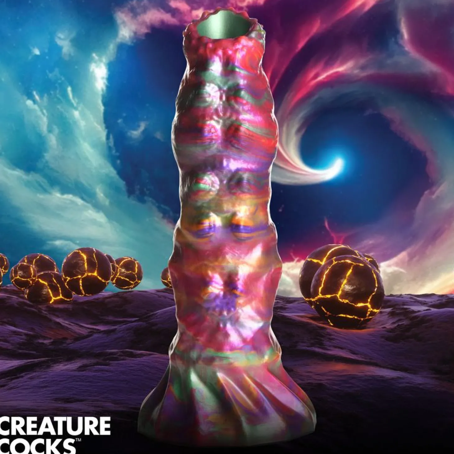 Ovipositor Dildo Met Eieren