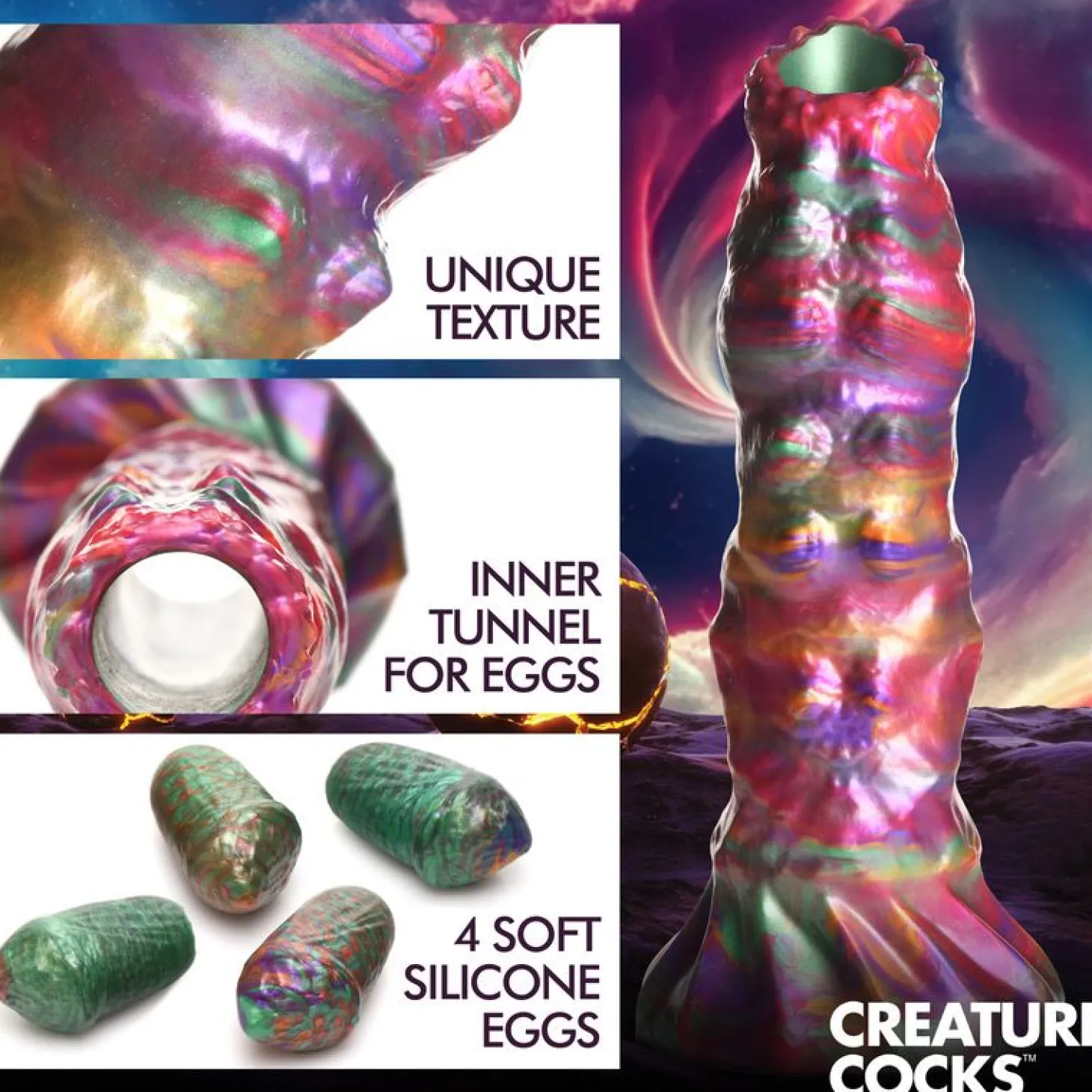 Ovipositor Dildo Met Eieren