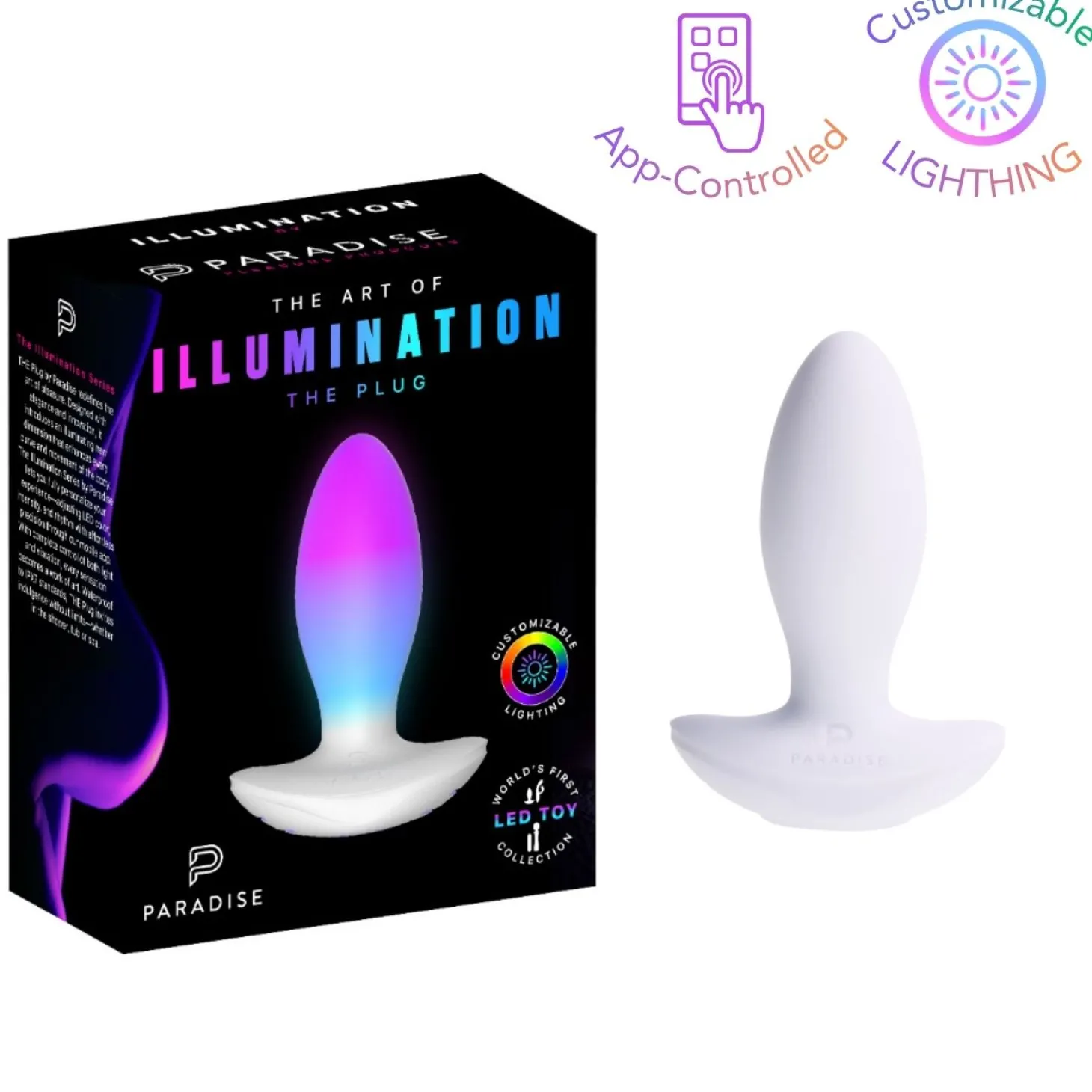Paradise Pleasure Products - Illumination The Plug - Wit