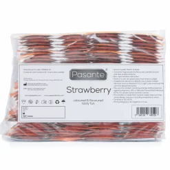 Pasante Aardbei Smaak Condooms - 144 stuks
