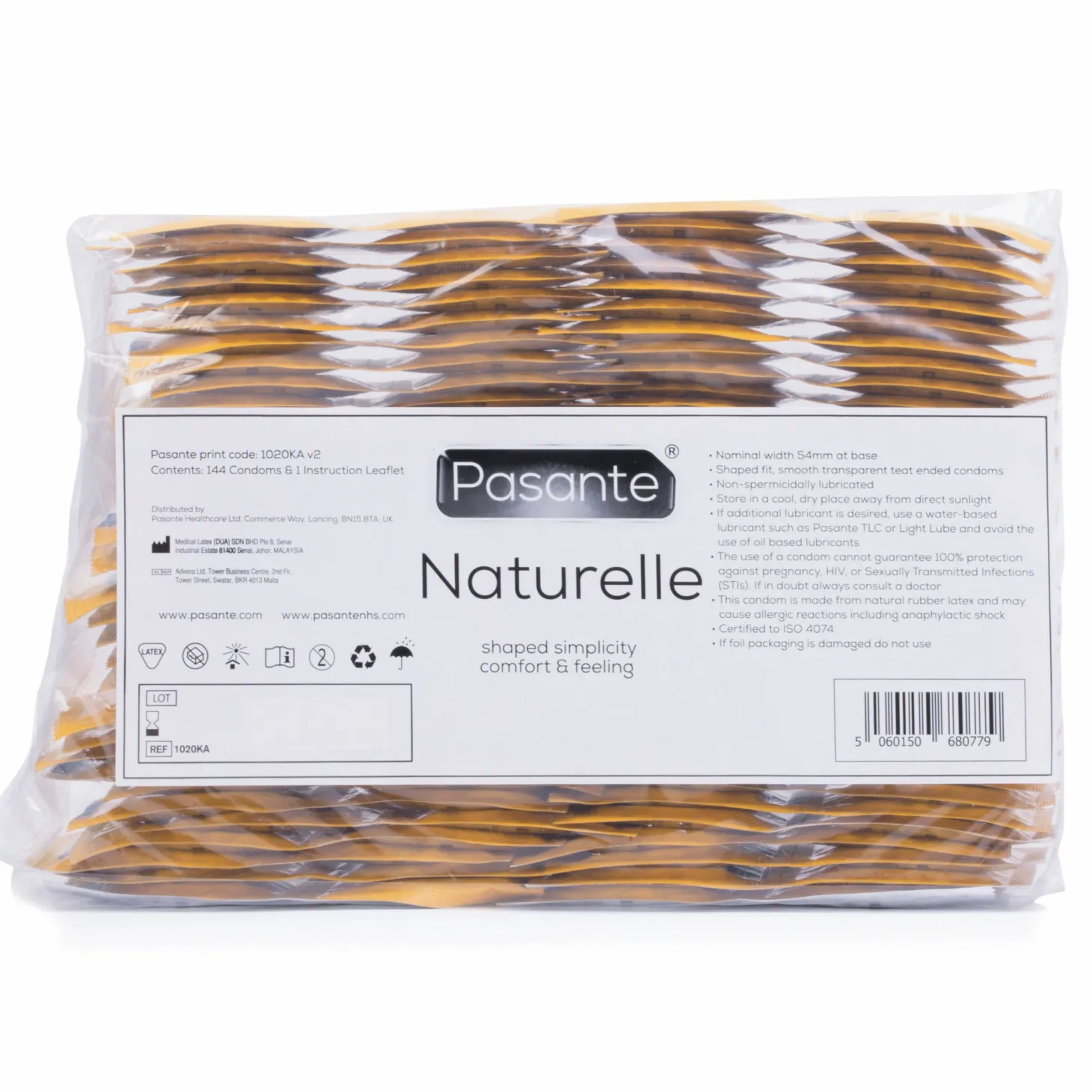 Pasante Naturelle Condooms - 144 stuks